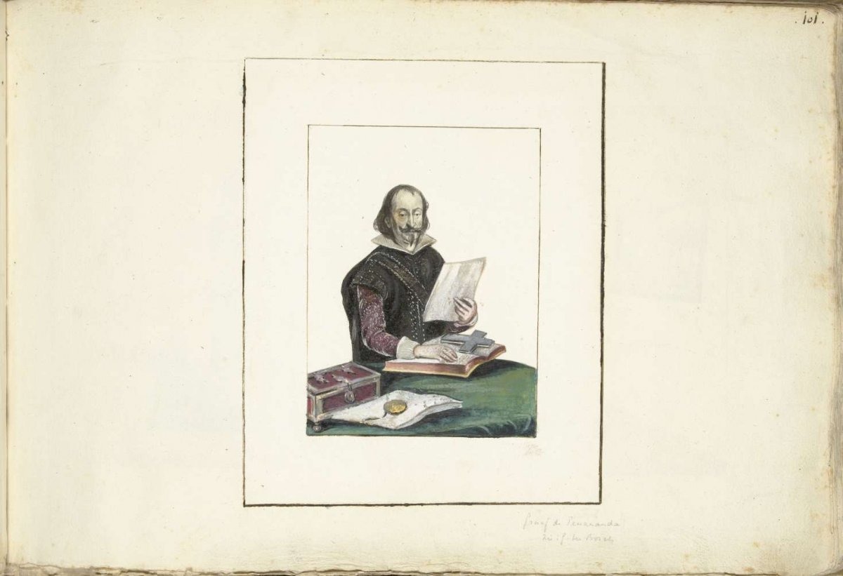 Portrait of the Count of Peñeranda, Gesina ter Borch, c. 1648 - c. 1687