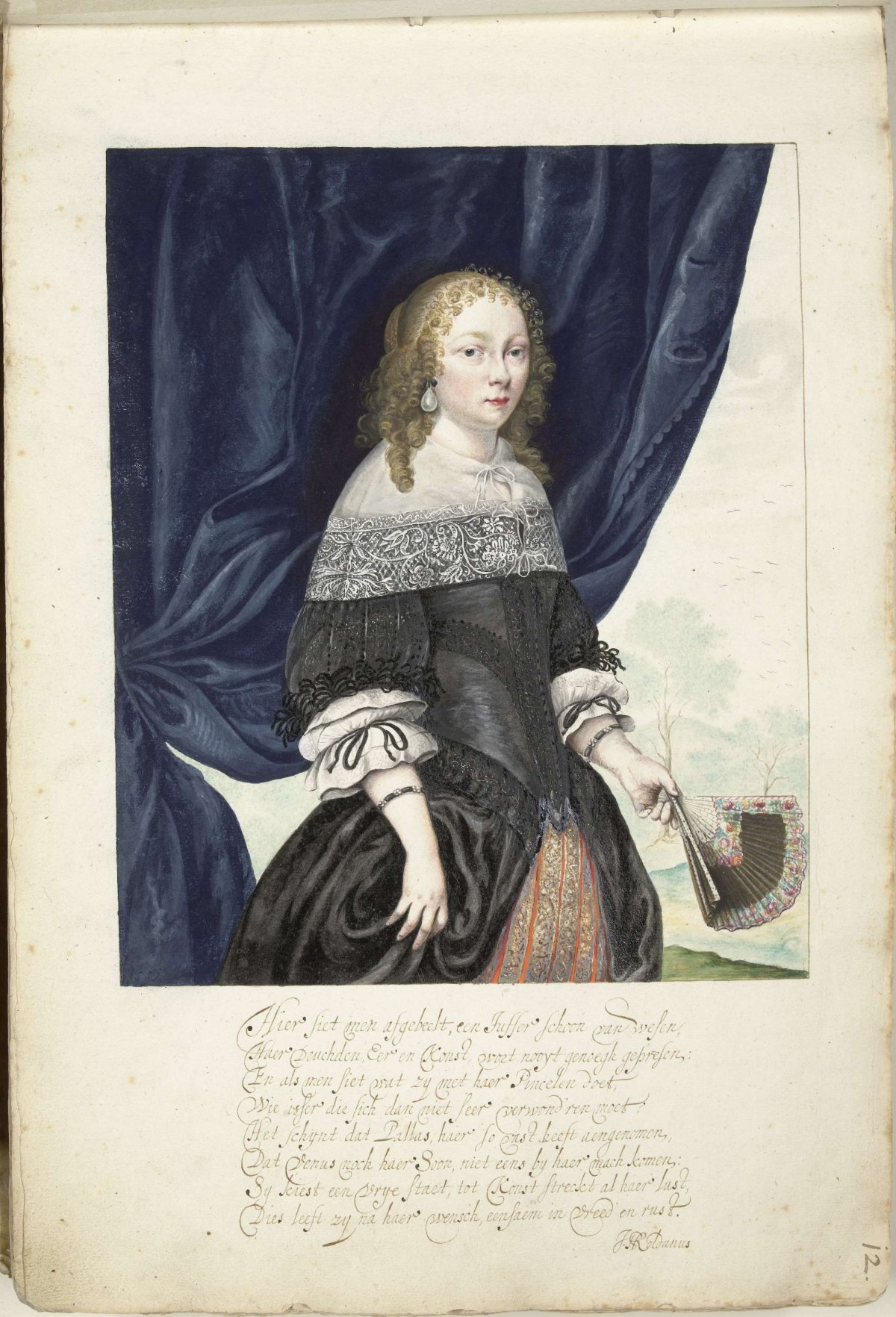 Self-portrait, Gesina ter Borch, 1661