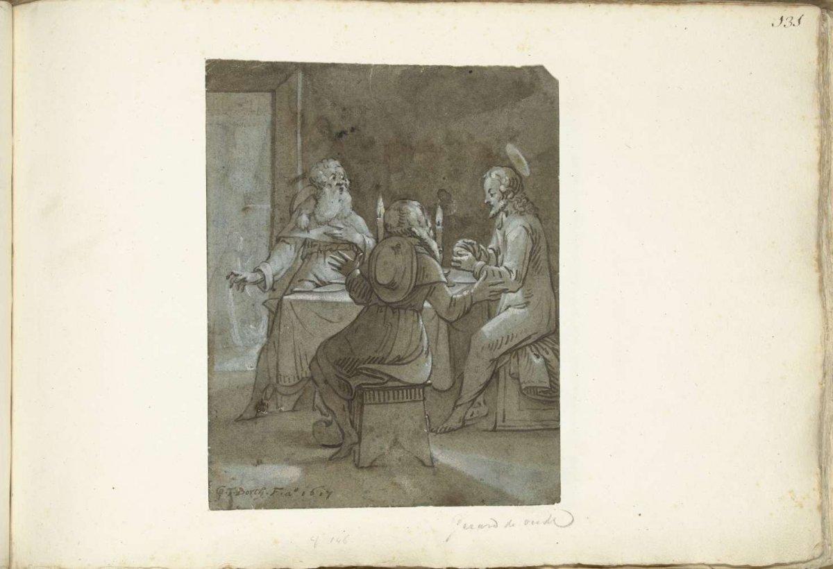 Maaltijd te Emmaüs, Gerard ter Borch (I), 1617