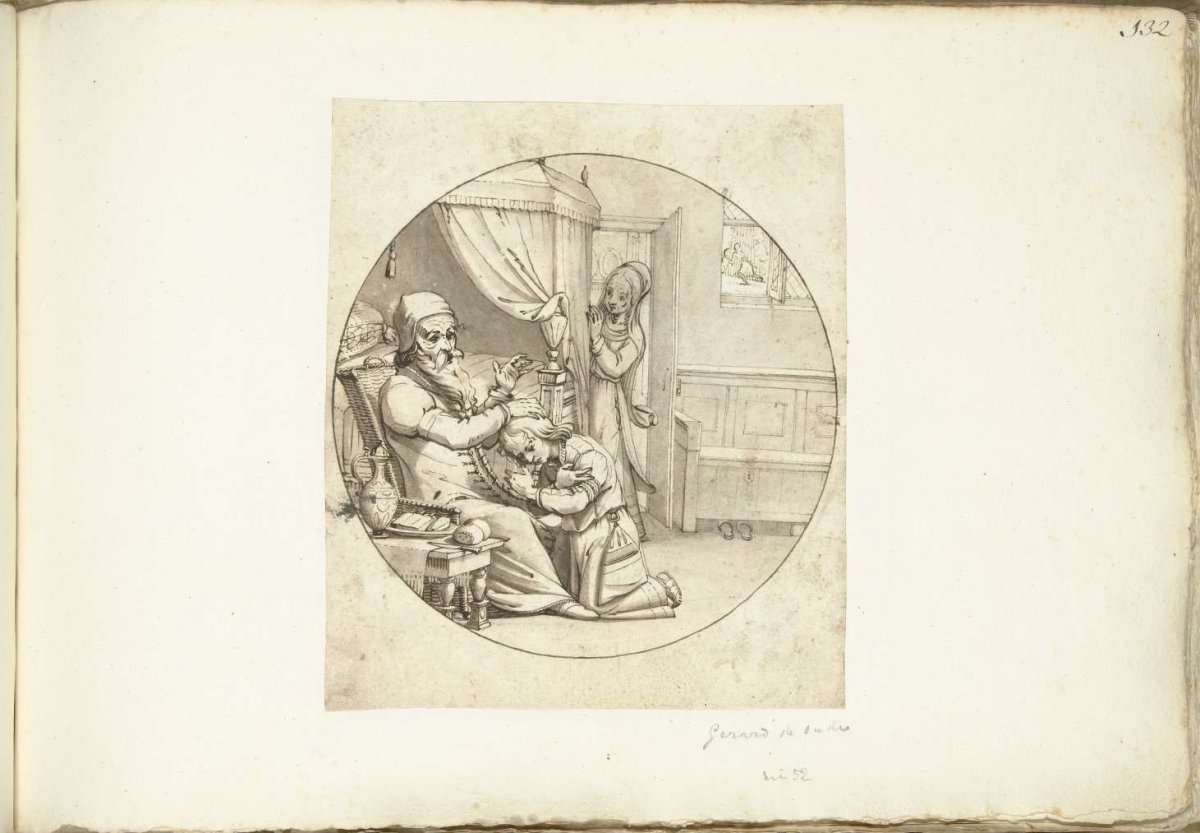 Isaak zegent Jakob, Gerard ter Borch (I), 1615 - 1620