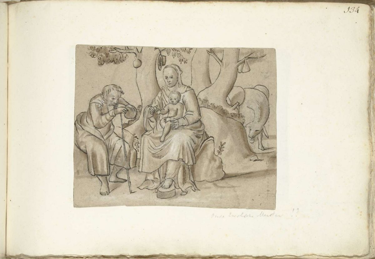 Rest on the Flight into Egypt, anonymous, c. 1600 - c. 1687