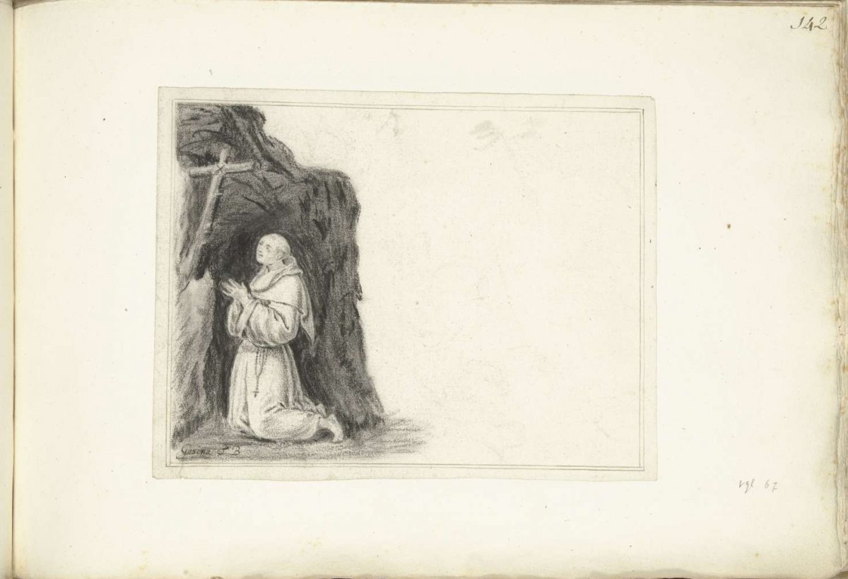 Biddende monnik, Gesina ter Borch, 1643 - c. 1687