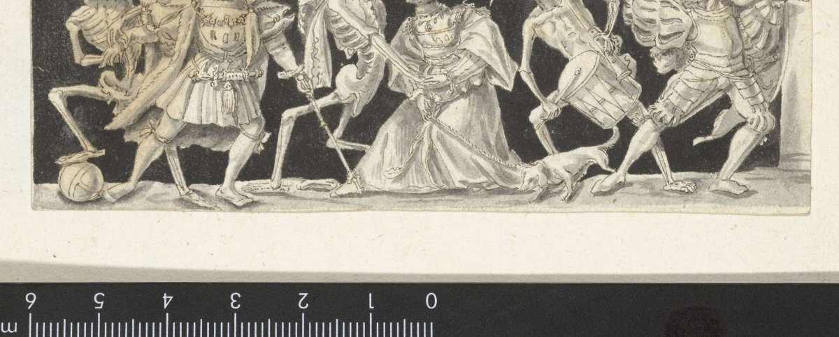 Dance of Death (left half), Gesina ter Borch, 1643 - c. 1687