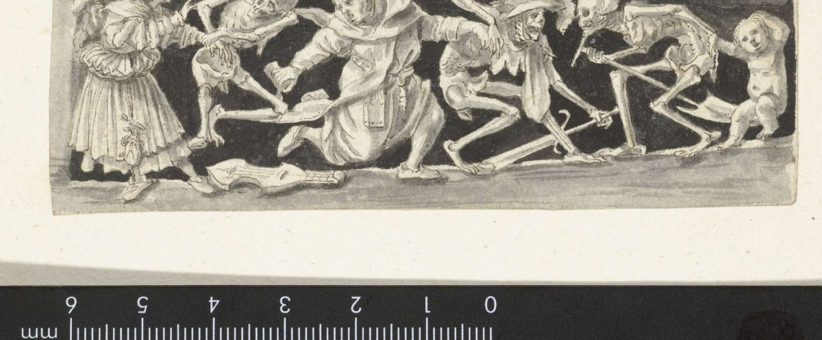 Dance of Death (right half), Gesina ter Borch, 1643 - c. 1687