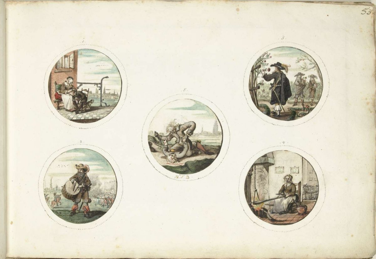 The five senses, Harmen ter Borch, c. 1653