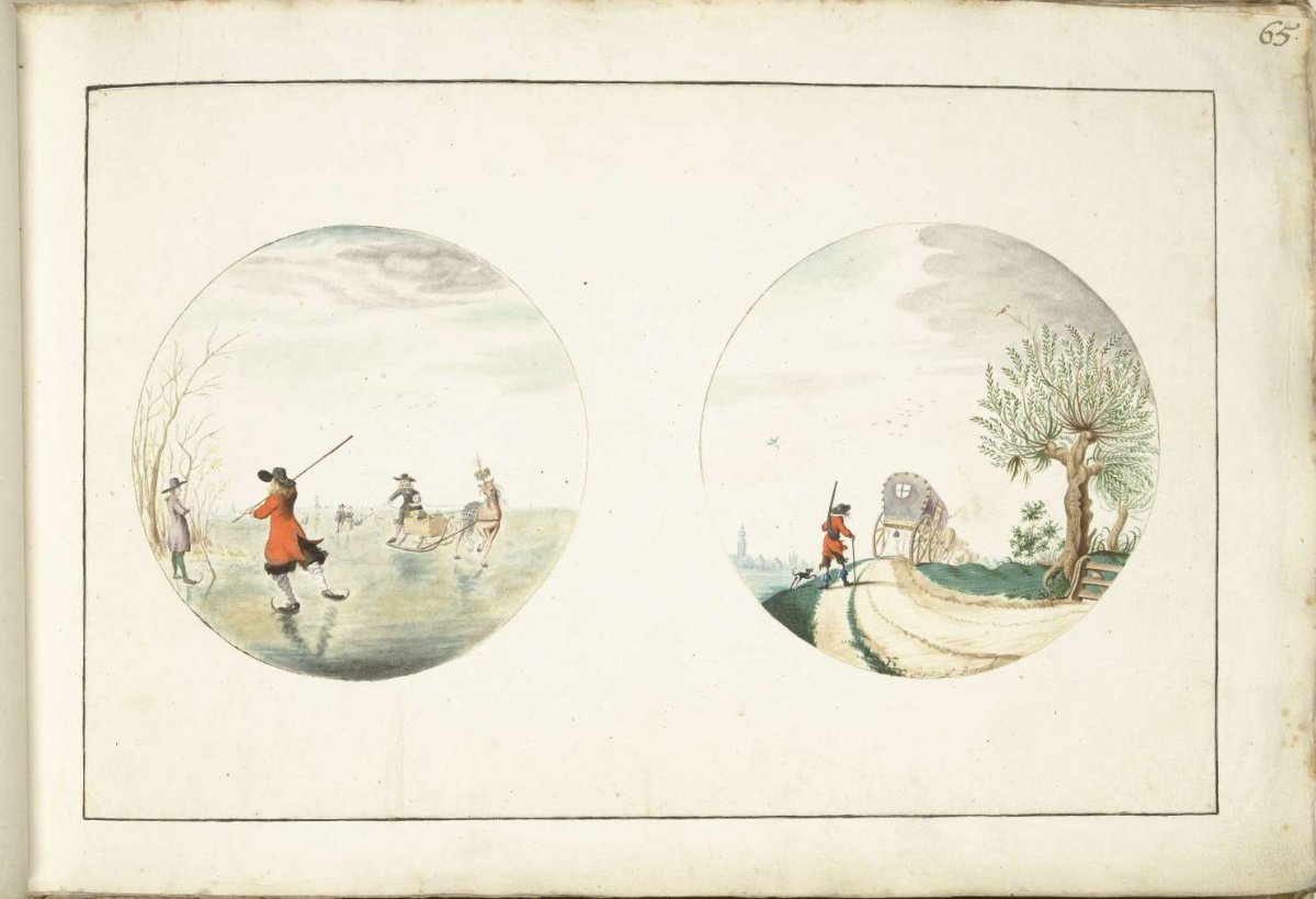 Winter and Summer, Gesina ter Borch, c. 1655