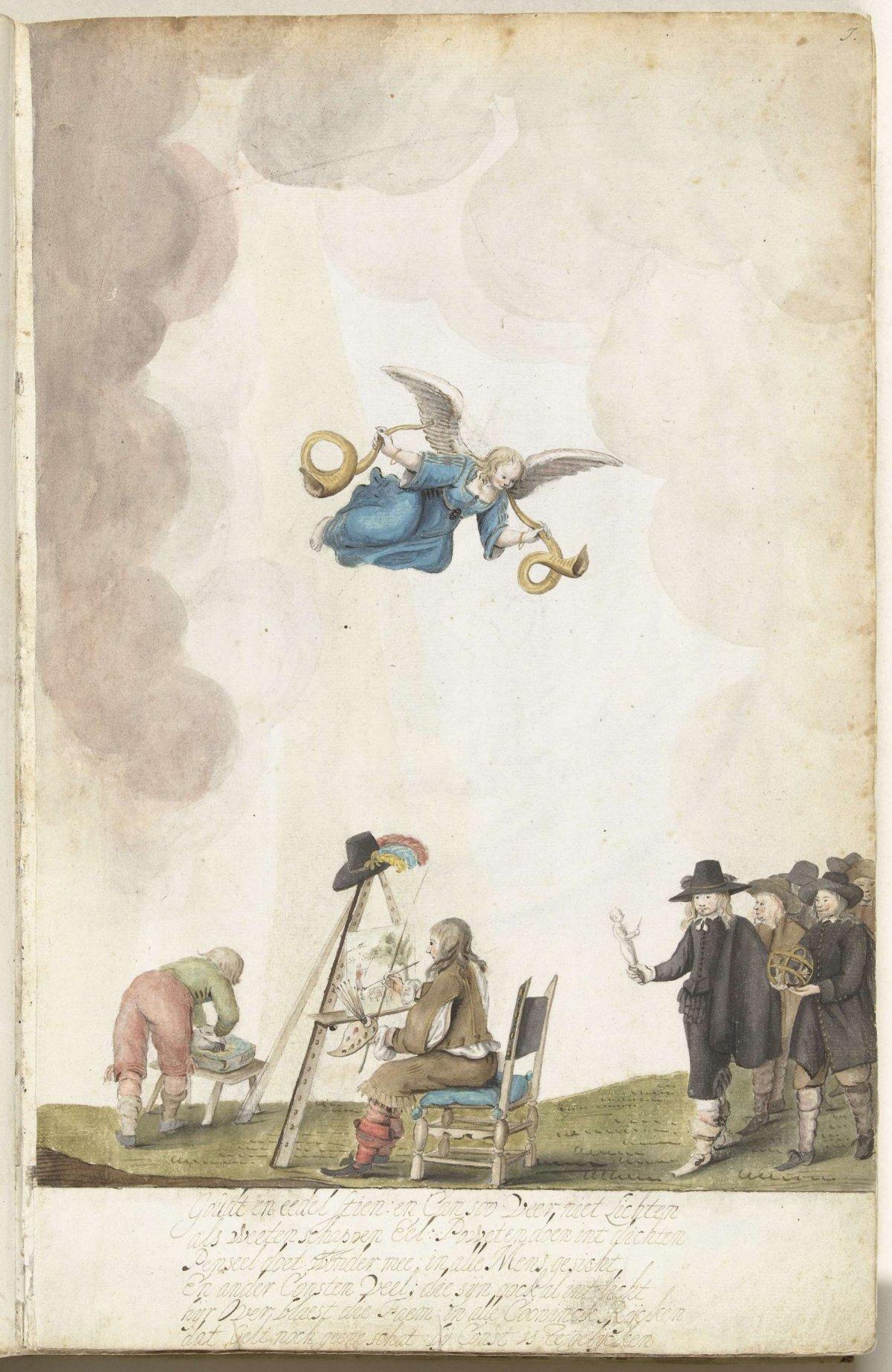 Honoring Art, Gesina ter Borch, c. 1652