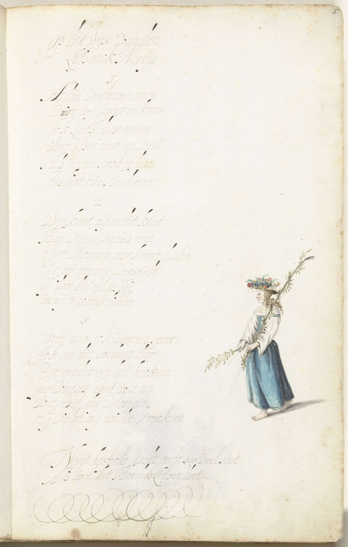 Herderin, Gesina ter Borch, c. 1652