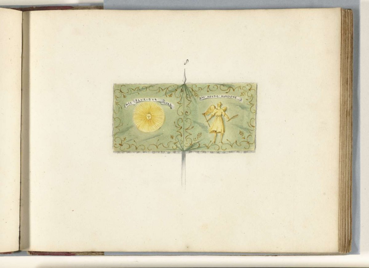 French standard, captured in the battle of Oudenaarde, 1708, anonymous, 1713 - 1720
