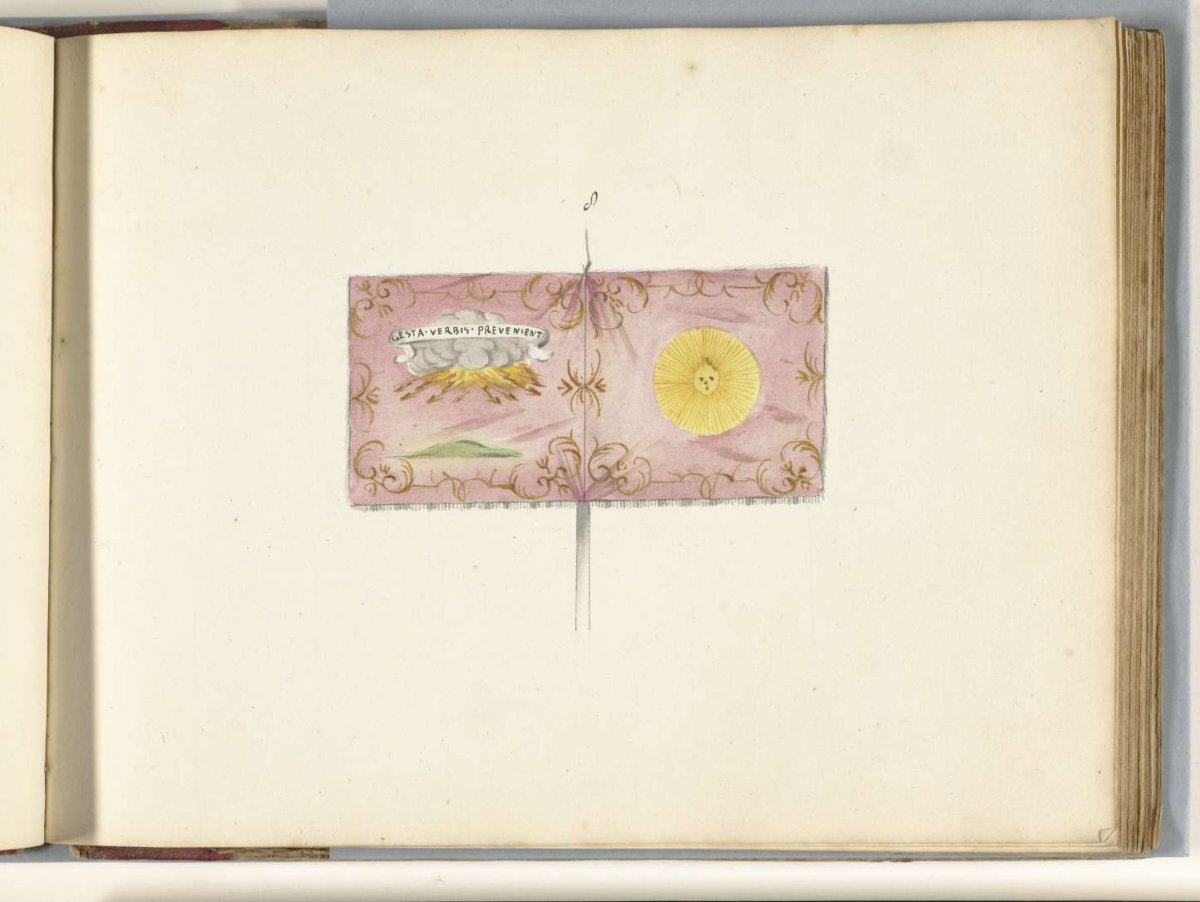 French standard, captured in the battle of Oudenaarde, 1708, anonymous, 1713 - 1720