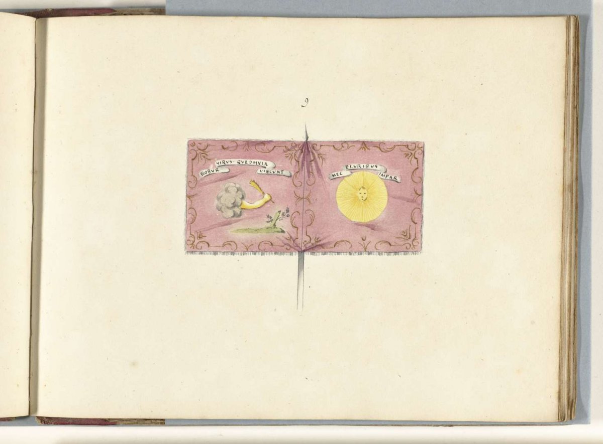 French standard captured in the battle of Malplaquet, 1709, anonymous, 1713 - 1720