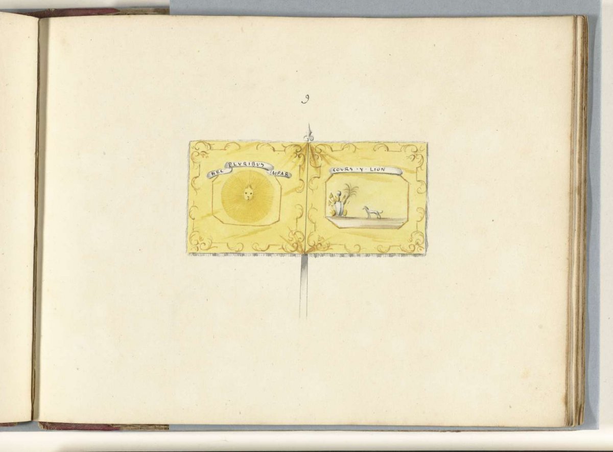 French standard captured in the battle of Malplaquet, 1709, anonymous, 1713 - 1720