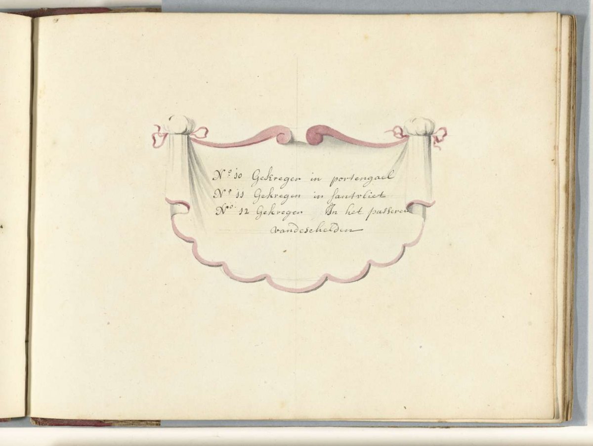 Serial title for the remainder group of banners captured in Portugal, Zandvliet and at the Scheldt, 1701-1713, anonymous, 1713 - 1720