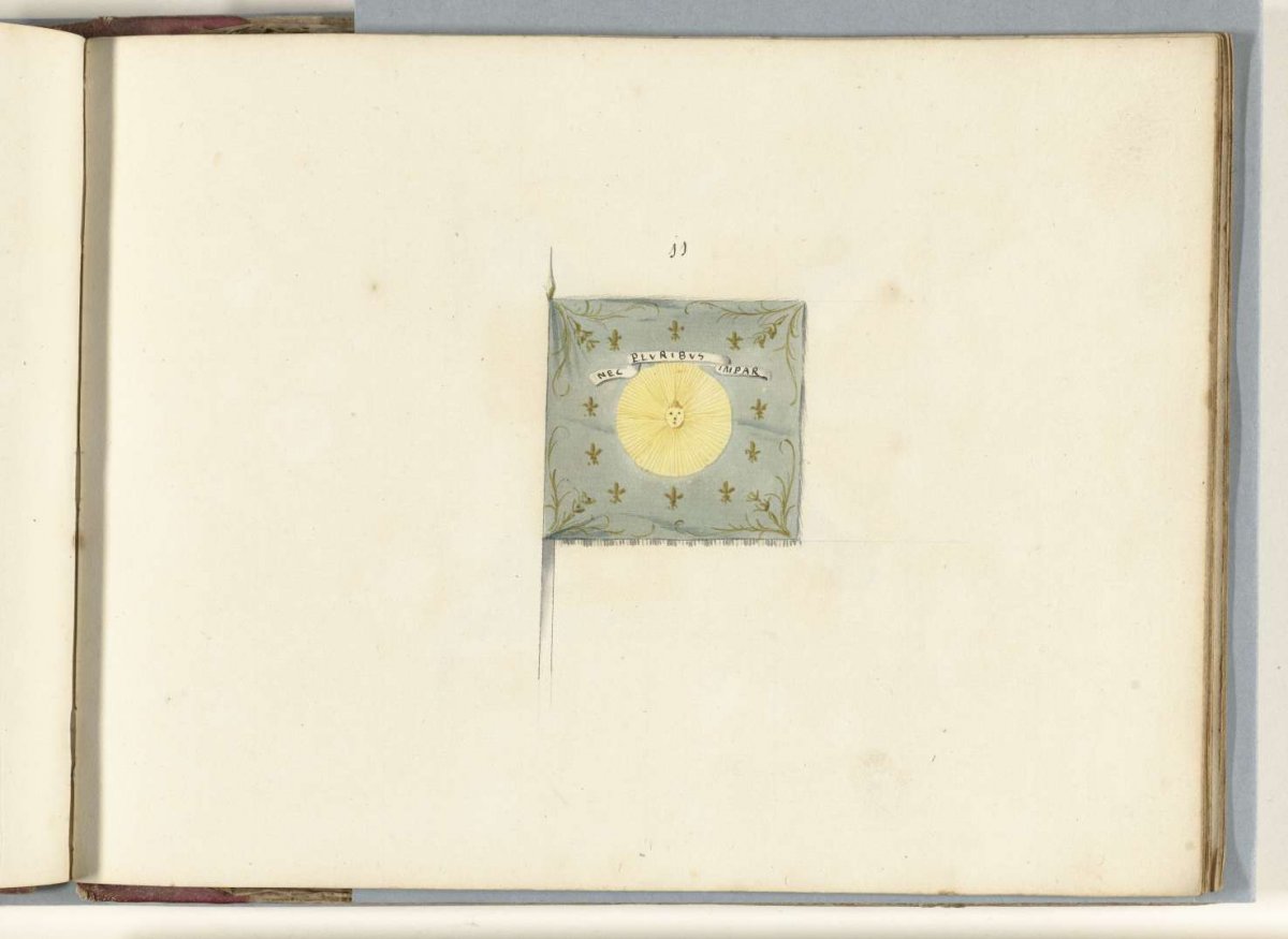 Frans vaandel veroverd in Zandvliet, 1701-1713, anonymous, 1713 - 1720