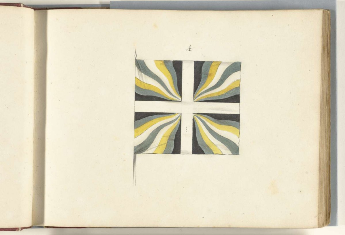 French banner captured at Huy, 1703-1705, anonymous, 1713 - 1720