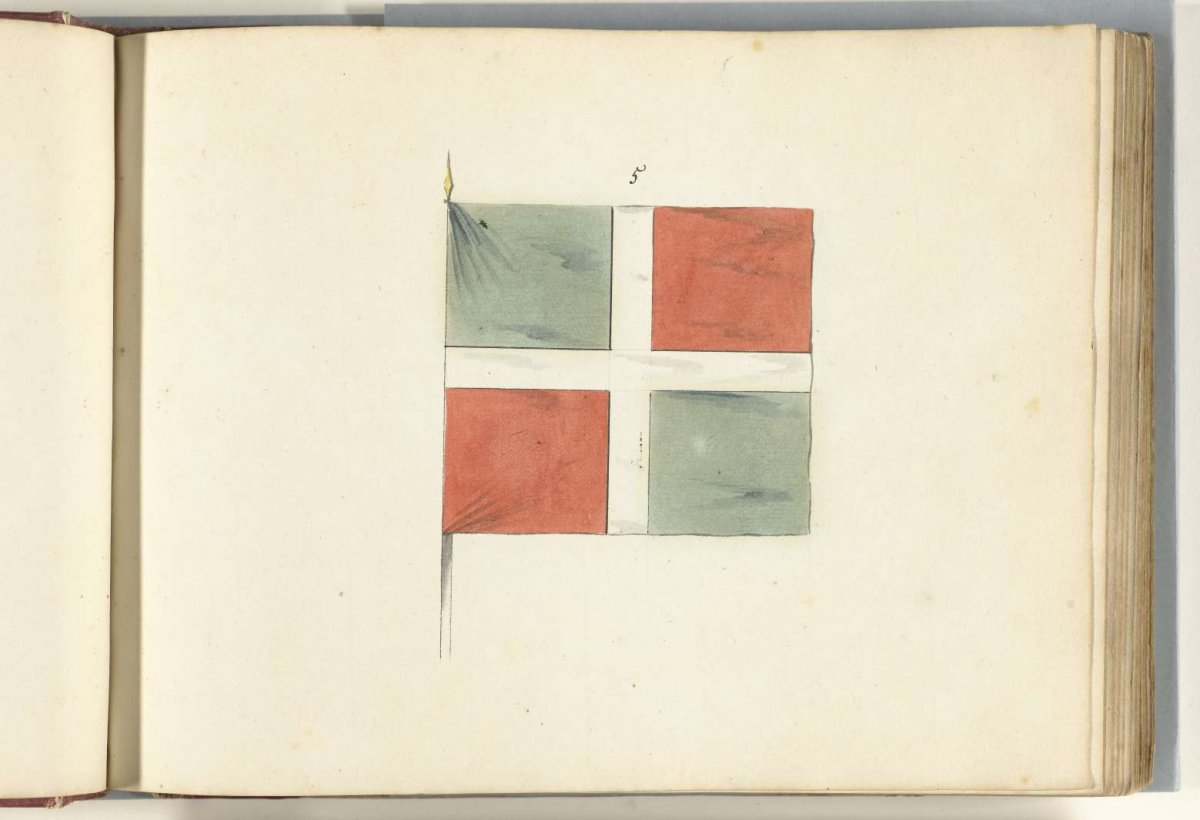 French banner captured at Ath, 1706, anonymous, 1713 - 1720