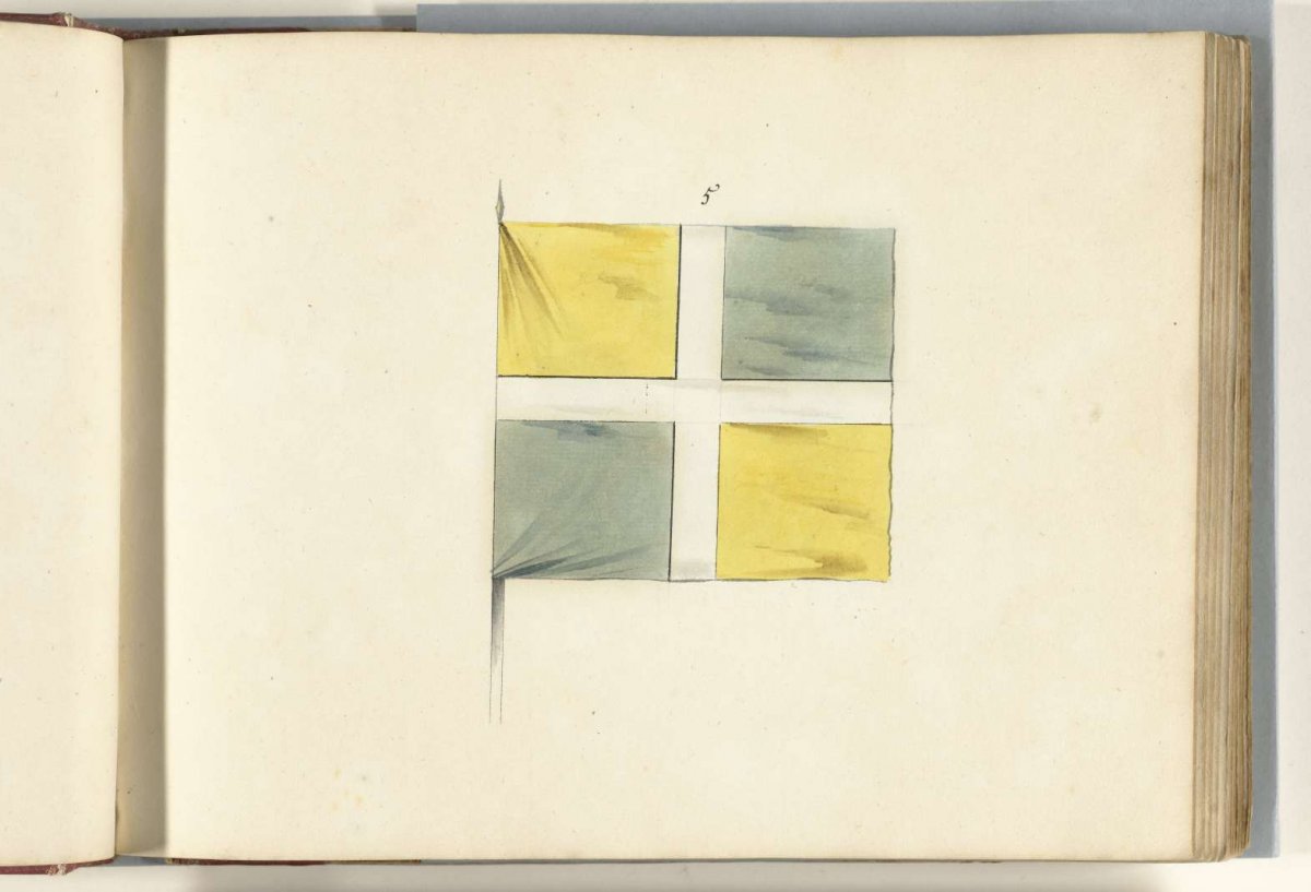French banner captured at Ath, 1706, anonymous, 1713 - 1720