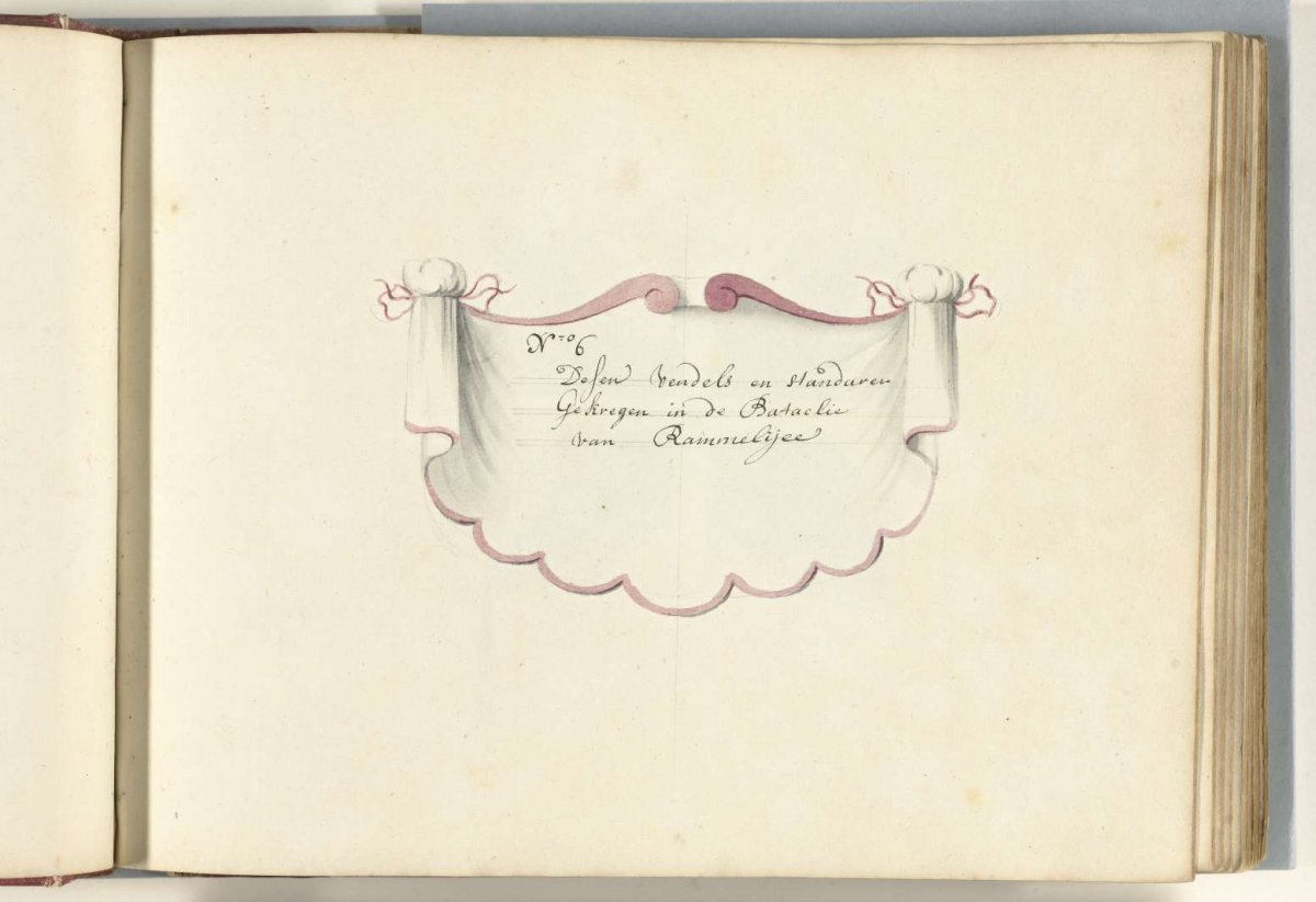 Serial title for the group of banners and standards captured at the battle of Ramillies, 1706, anonymous, 1713 - 1720