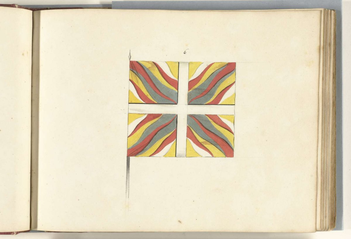French banner captured at the battle of Ramillies, 1706, anonymous, 1713 - 1720