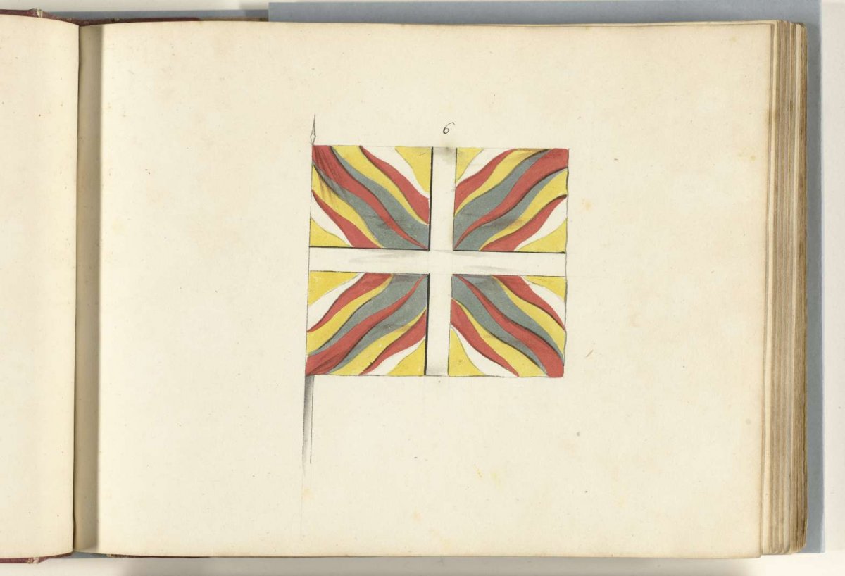 French banner captured at the battle of Ramillies, 1706, anonymous, 1713 - 1720