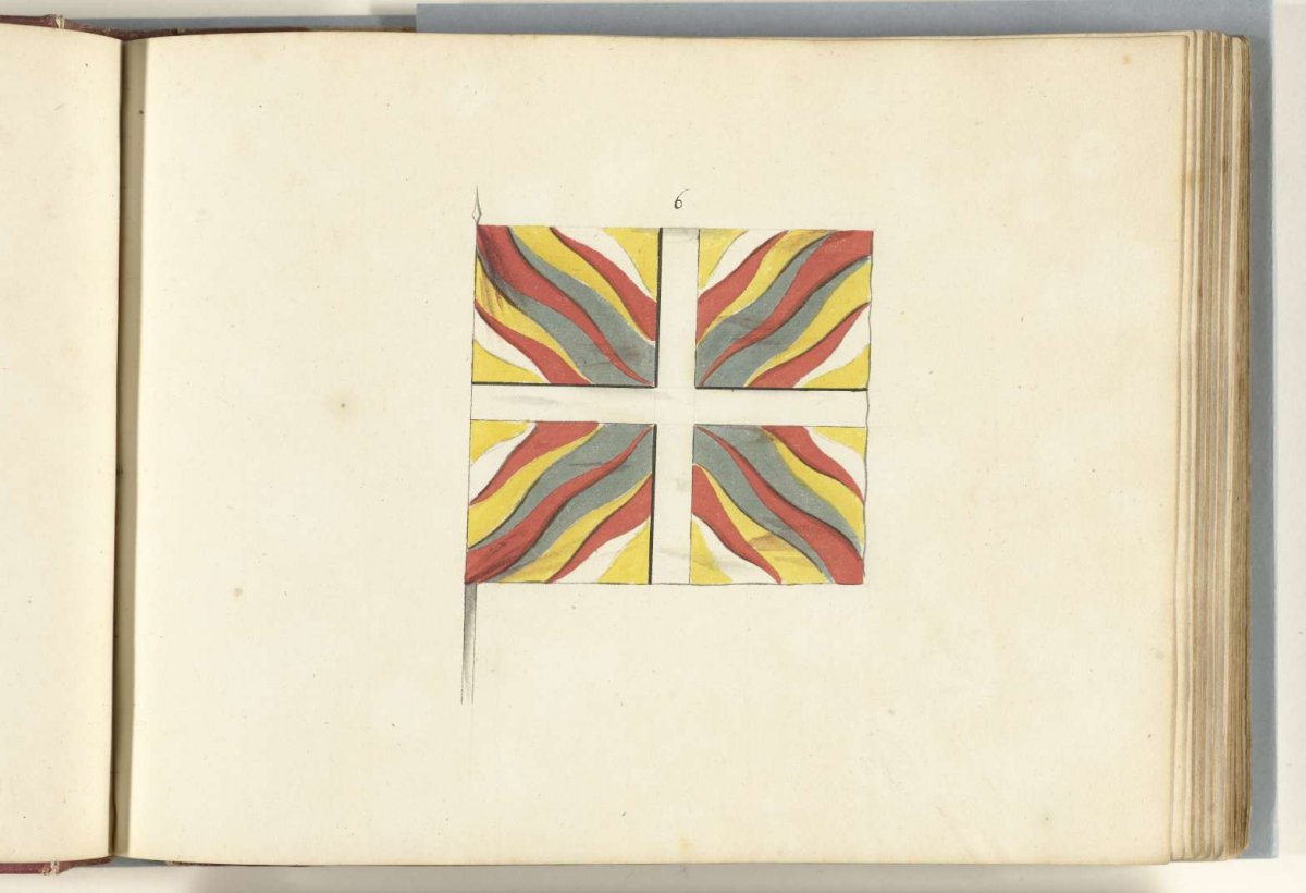 French banner captured at the battle of Ramillies, 1706, anonymous, 1713 - 1720