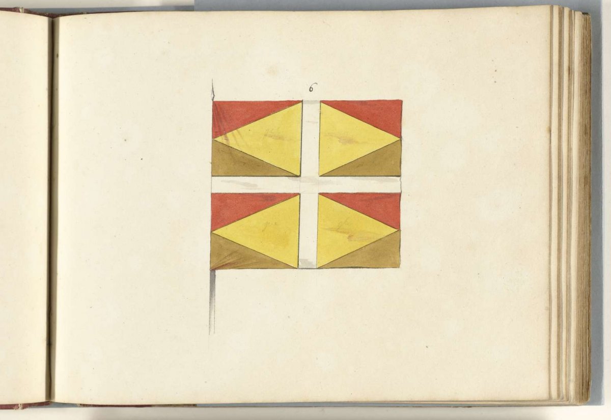 French banner captured at the battle of Ramillies, 1706, anonymous, 1713 - 1720