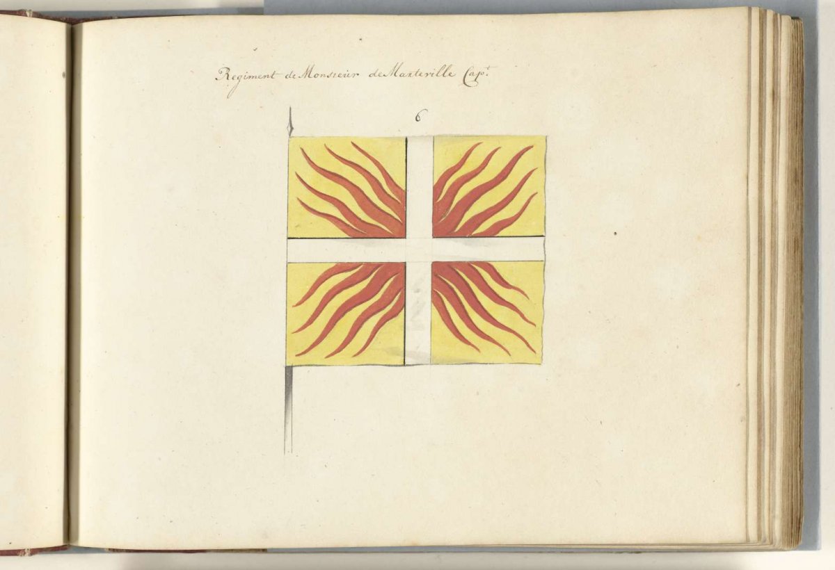 French banner captured at the battle of Ramillies, 1706, anonymous, 1713 - 1720