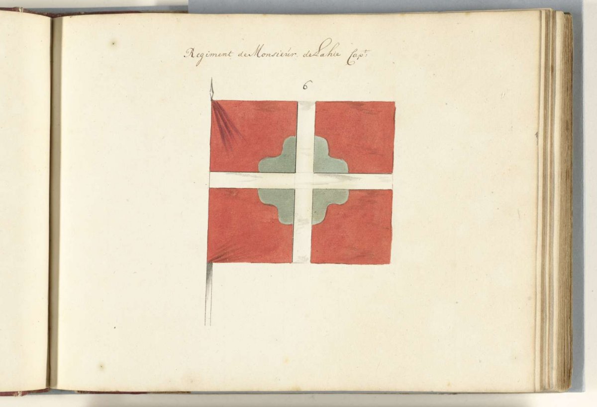 French banner captured at the battle of Ramillies, 1706, anonymous, 1713 - 1720
