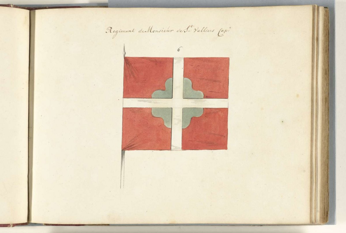 French banner captured at the battle of Ramillies, 1706, anonymous, 1713 - 1720