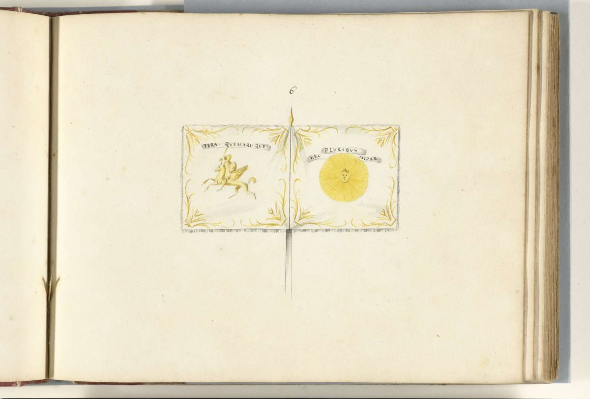French standard captured at the battle of Ramillies, 1706, anonymous, 1713 - 1720