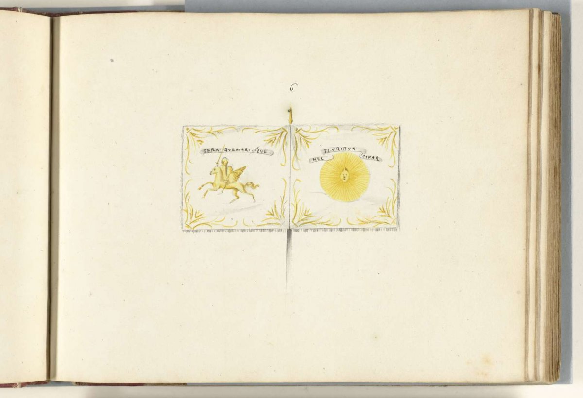 French standard captured at the battle of Ramillies, 1706, anonymous, 1713 - 1720