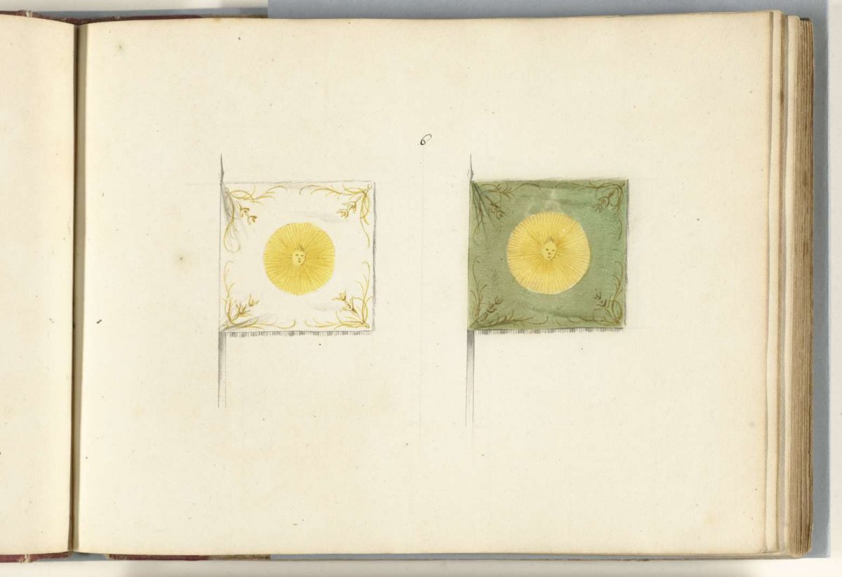 French standards captured at the battle of Ramillies, 1706, anonymous, 1713 - 1720