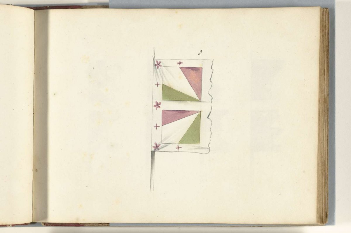 French banner in tatters, captured in the battle of Oudenaarde, 1708, anonymous, 1713 - 1720