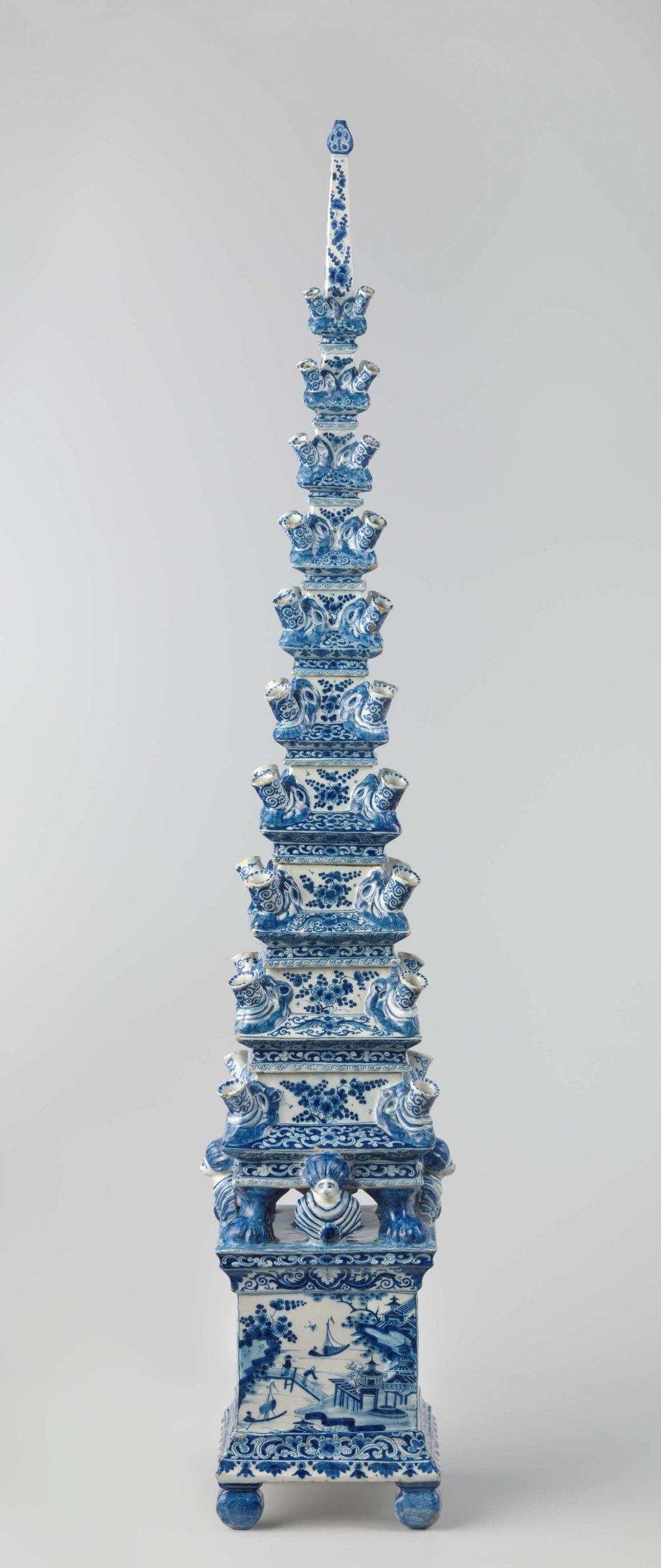Flower pyramid, anonymous, c. 1700