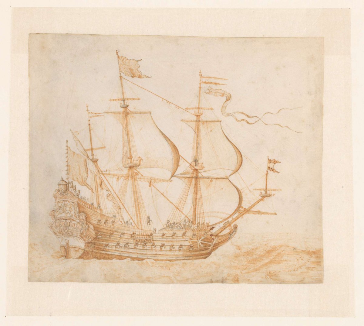 The ship Eendracht, Alven Rost, 1658