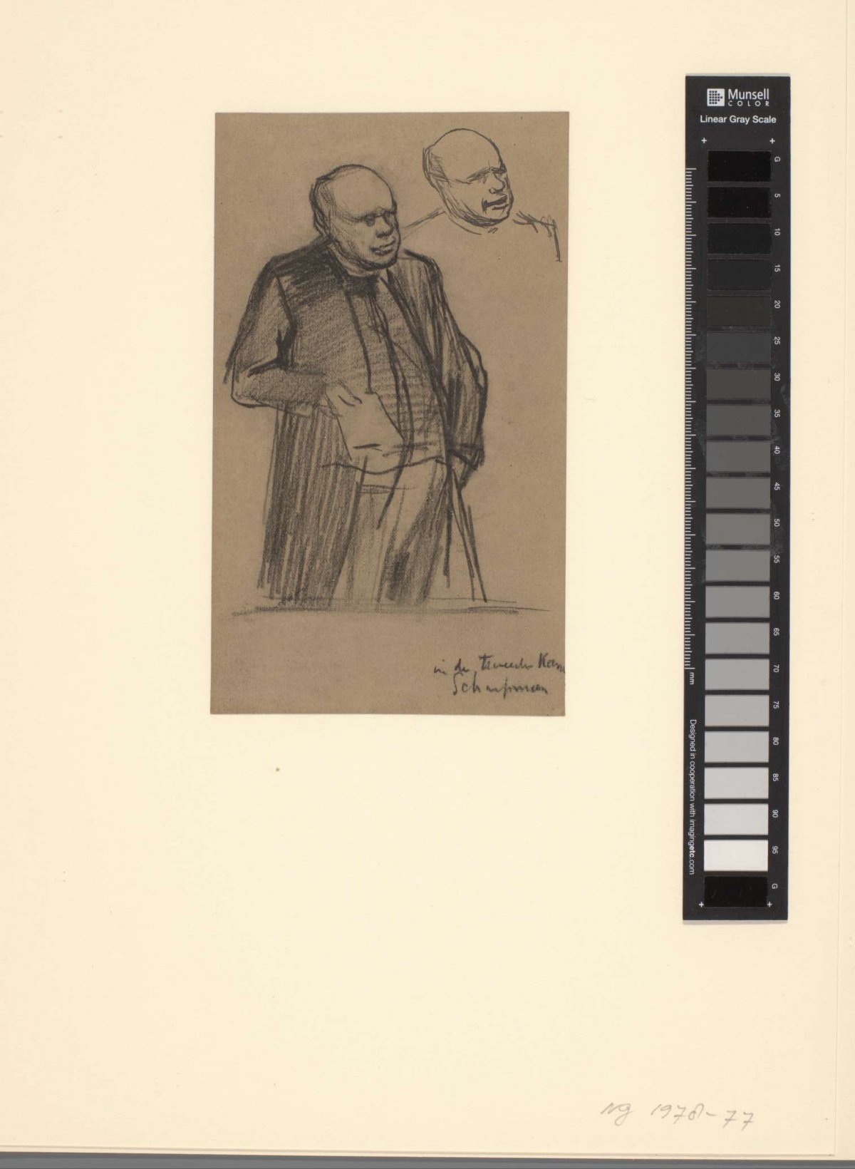 Two studies by Dr. Schaepman, Pieter de Josselin de Jong, 1887