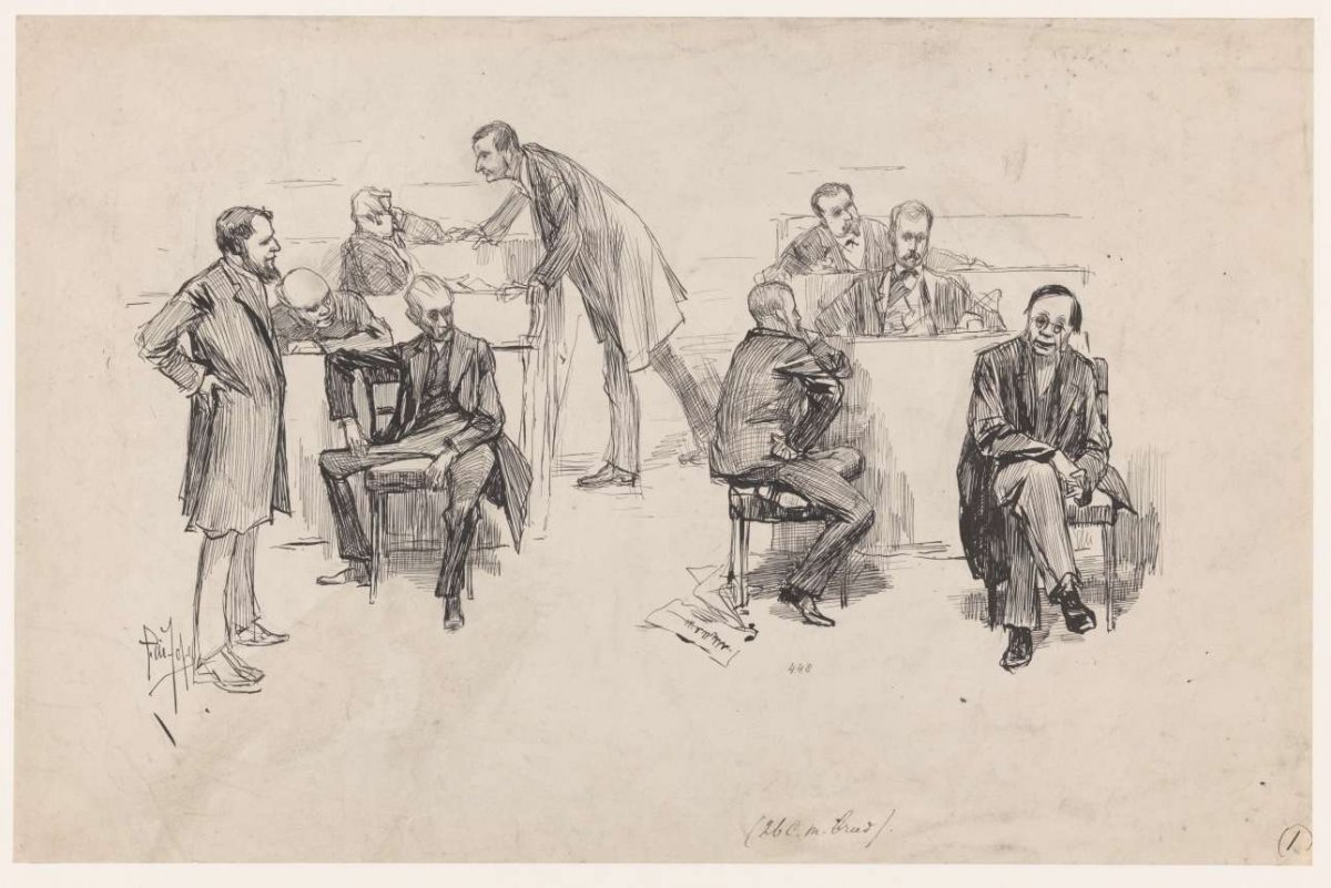 The House of Representatives during the 1887 constitutional amendment debate, Pieter de Josselin de Jong, 1887