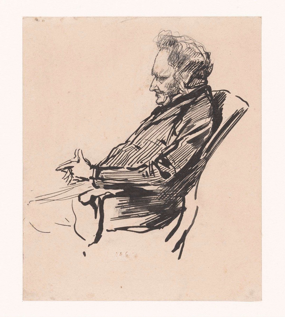 Minister Heemskerck in the House of Representatives, Pieter de Josselin de Jong, 1887