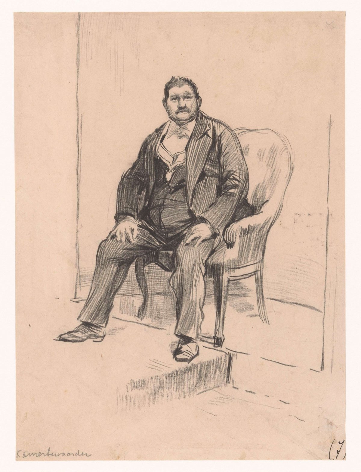 Kamerbewaarder, Pieter de Josselin de Jong, 1887