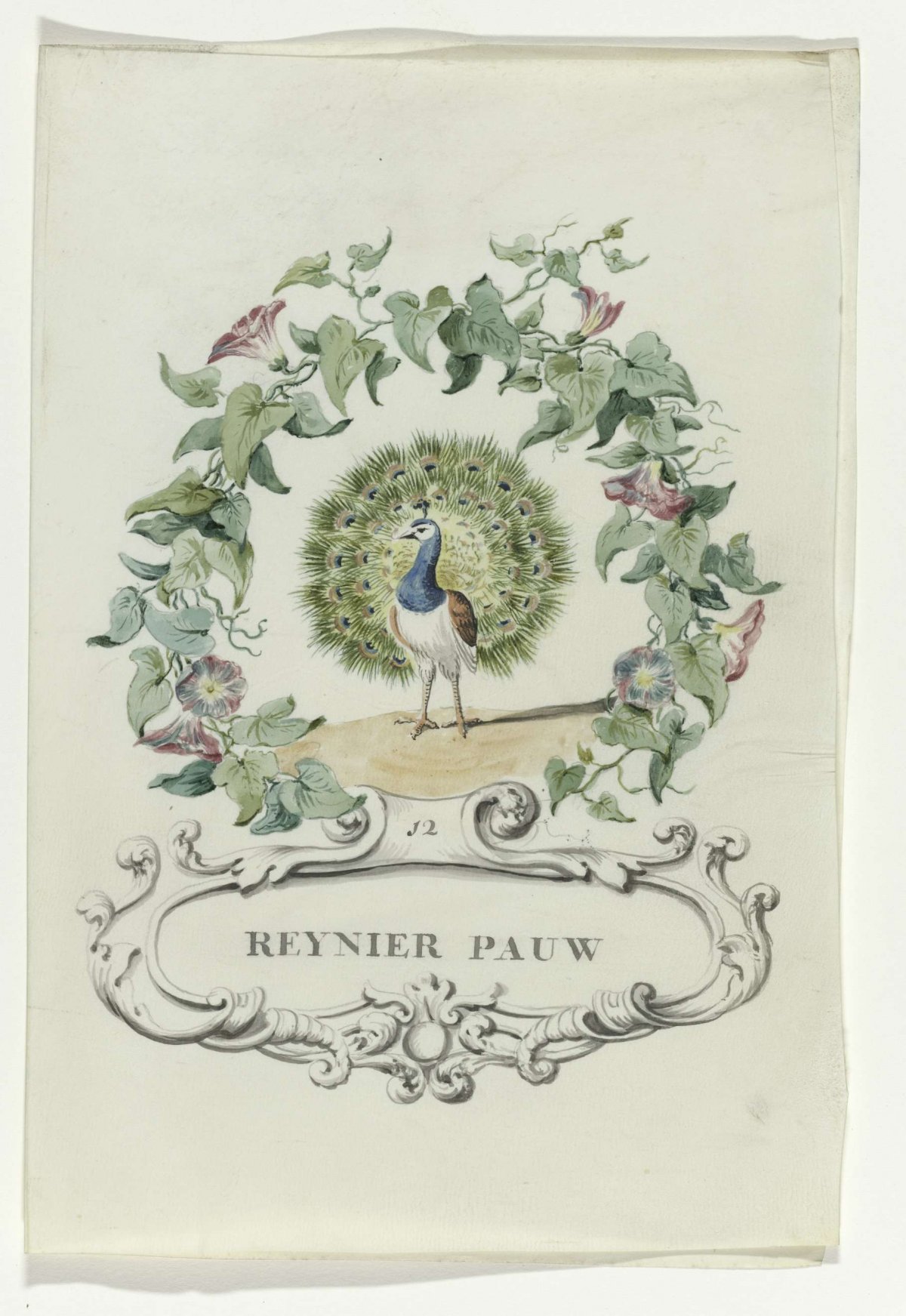 Cartoon by Reynier Pauw, anonymous, 1710 - 1720