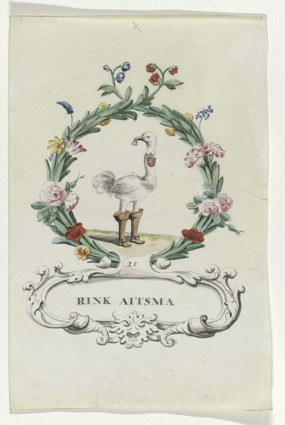 Cartoon by Rink Aitsma, anonymous, 1710 - 1720