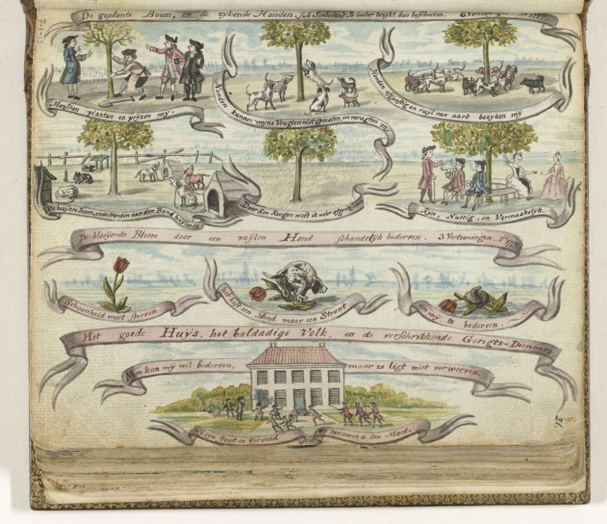 Allegory of society, Jan Brandes, 1777