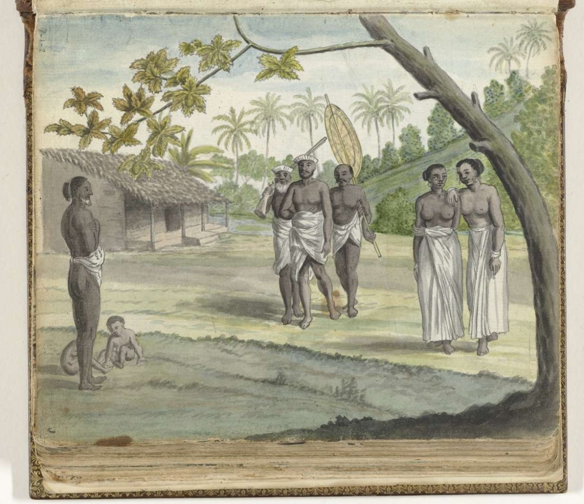 Lascorin or Sinhalese soldiers in Ceylon, Jan Brandes, 1785 - 1786