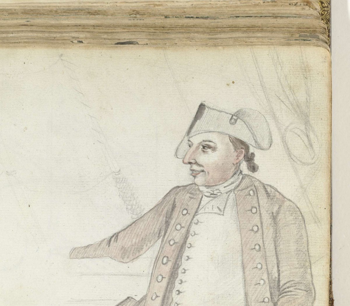 VOC officer on ship, Jan Brandes, 1778 - 1787