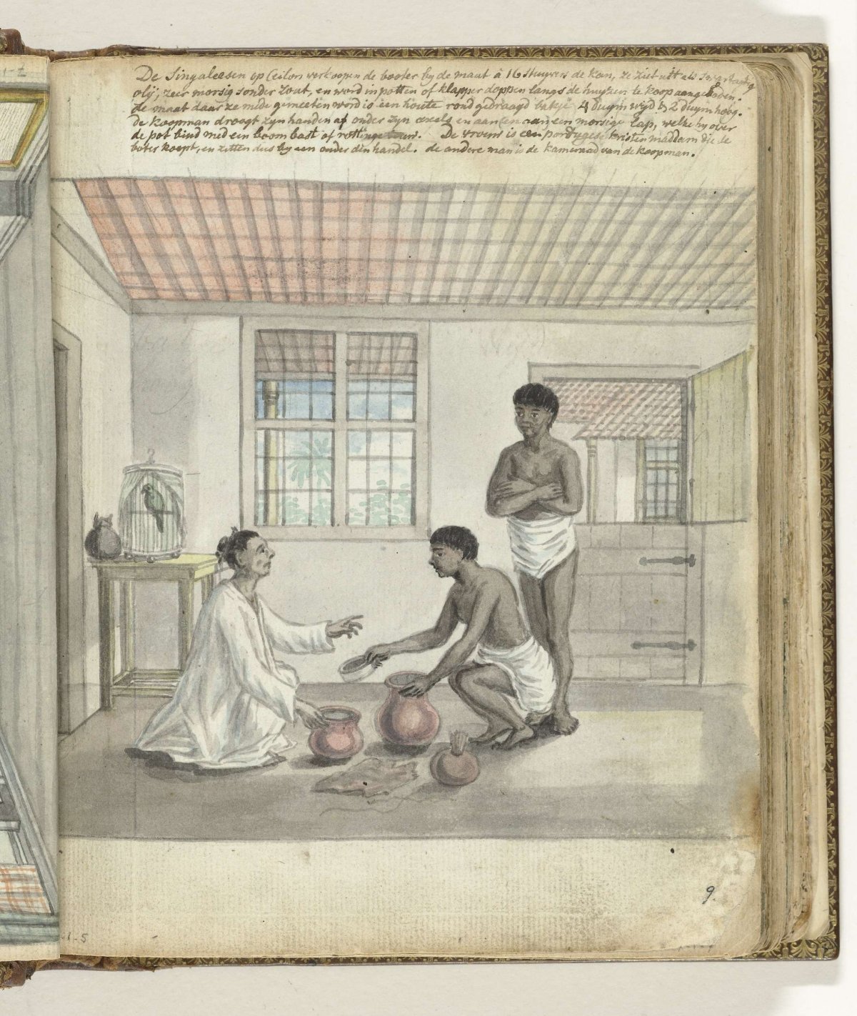 Butter trade in Ceylon, Jan Brandes, 1785 - 1786