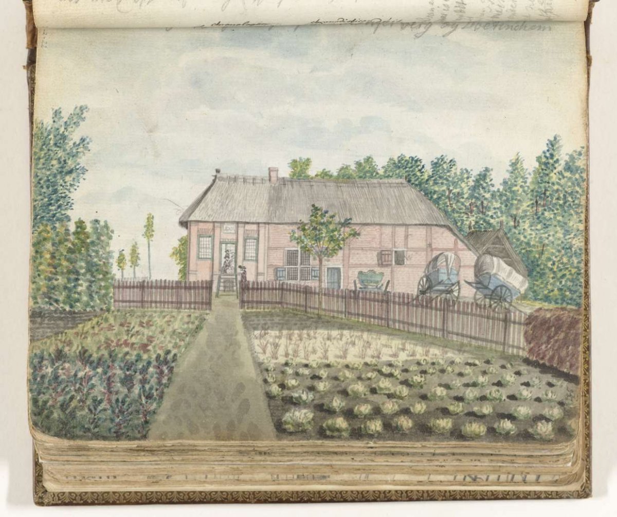 Inn or hunter's house on Montferberg., Jan Brandes, 1770 - 1778