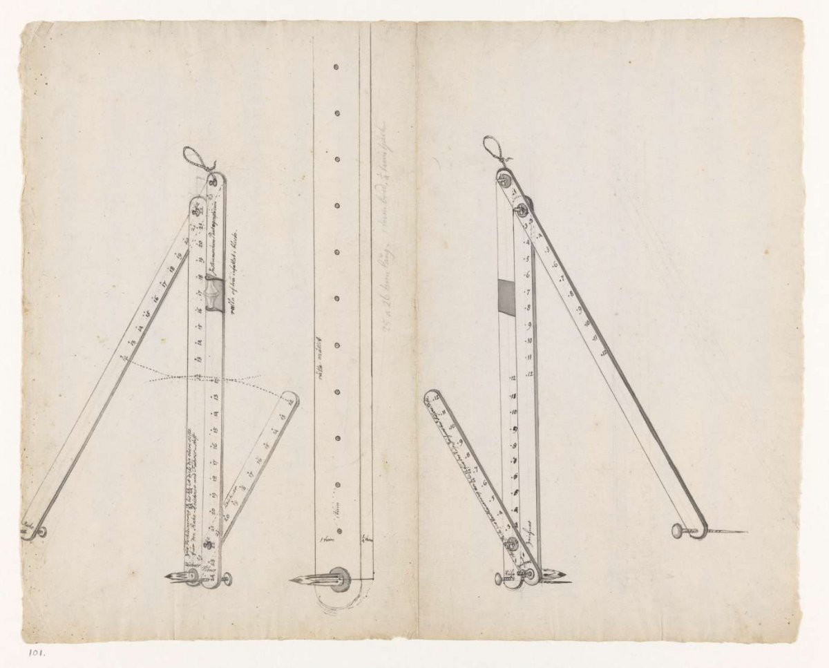 Pantograaf, Jan Brandes, 1787 - 1808