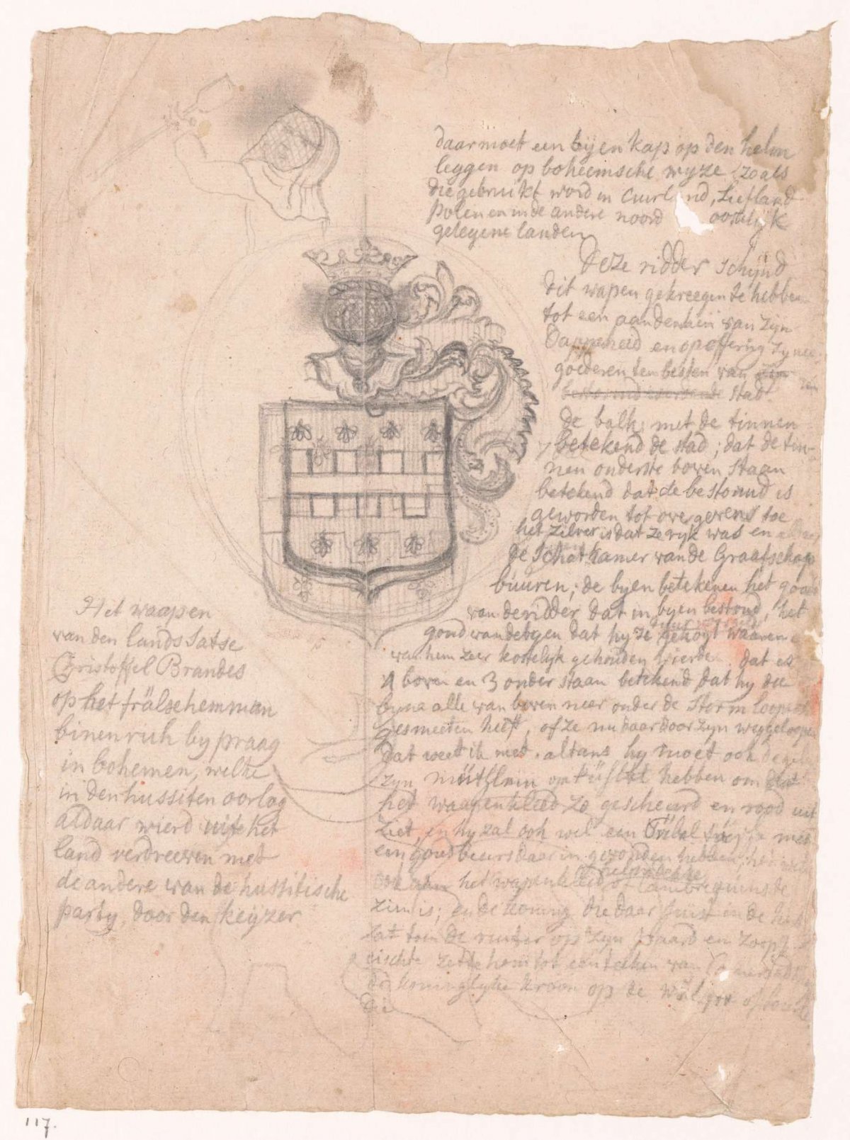 Brandes family crest, Jan Brandes, 1770 - 1808