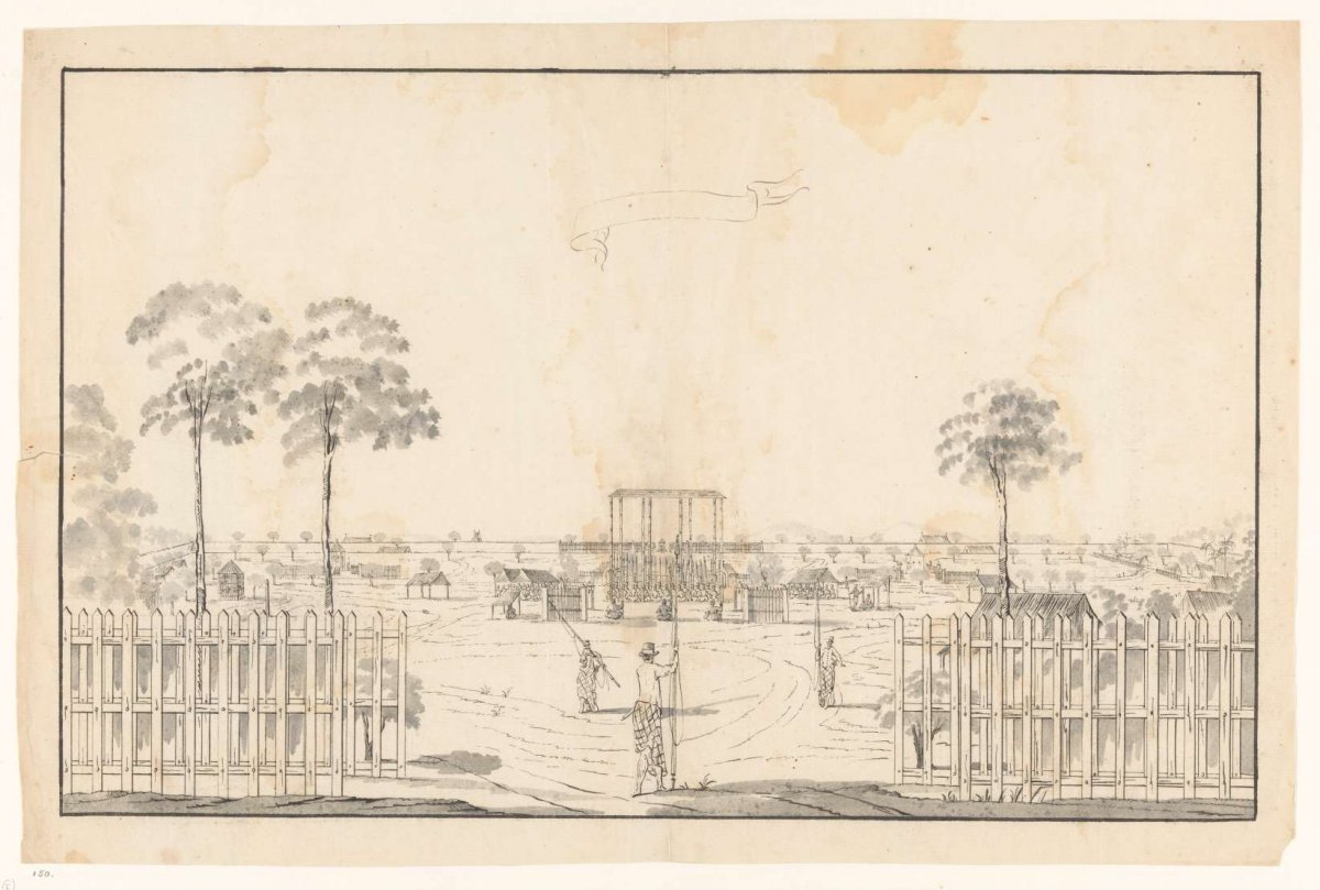 De kraton te Djocja (Mataram), Jan Brandes, 1779 - 1785