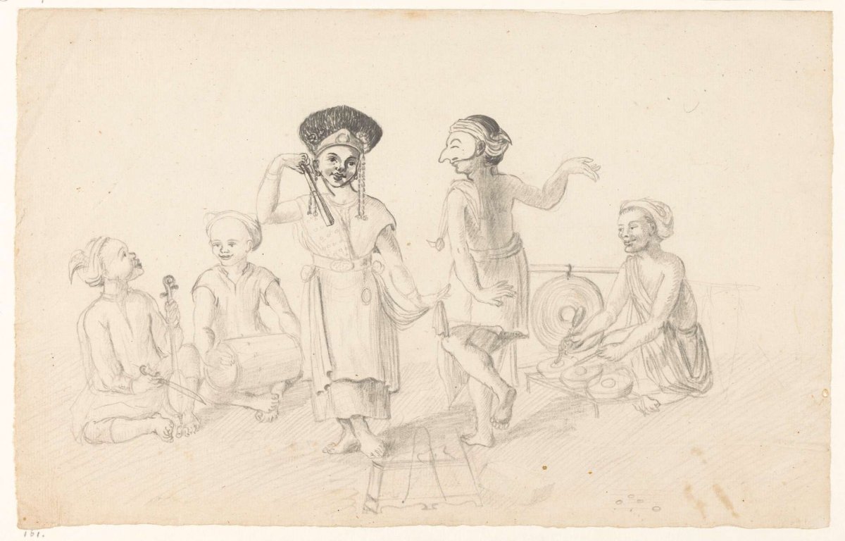 Javaanse dans, Jan Brandes, 1779 - 1785